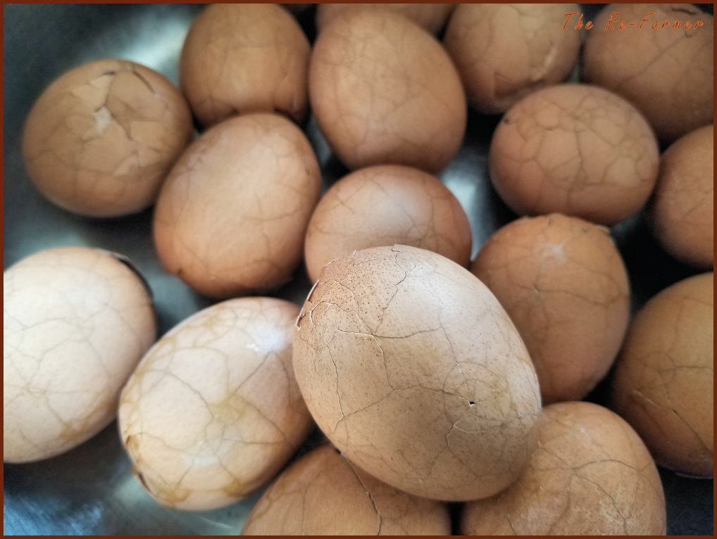 Tea dyed eggs